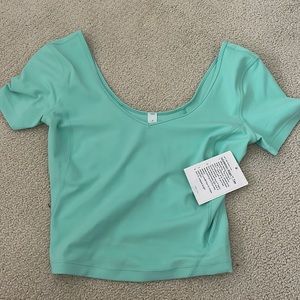 lululemon wild mint align tee